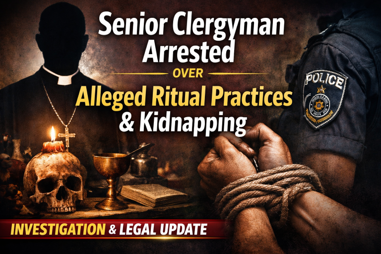 Senior Clergyman Arrested Over Alleged Ritual Practices and Kidnapping – Full Investigation Details