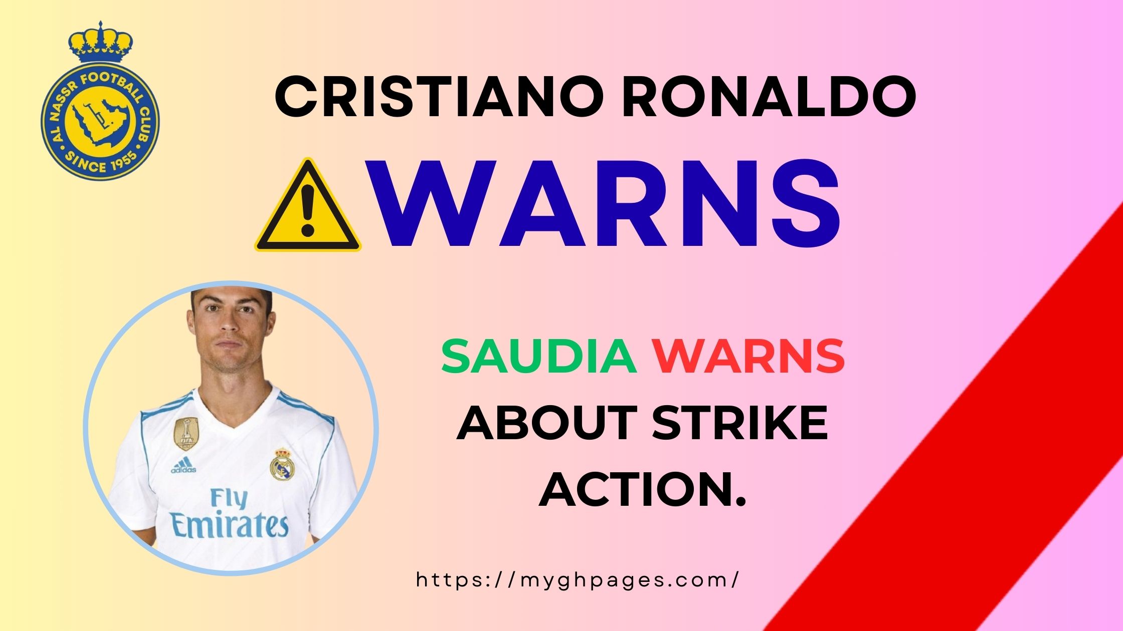 Cristiano ronaldo warns saudi pro league
