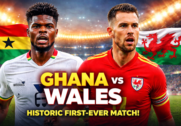 Ghana national football team preparing for historic first-ever match against Wales