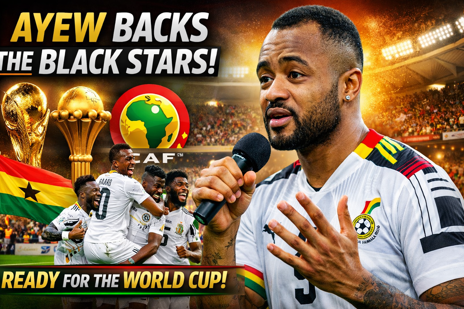 Jordan Ayew speaking about the strength of the Black Stars squad ahead of World Cup qualifiers
