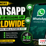 WhatsApp most popular messaging app worldwide on smartphone with messaging and video call features