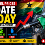 Ghana fuel prices update today showing petrol and diesel prices at filling station