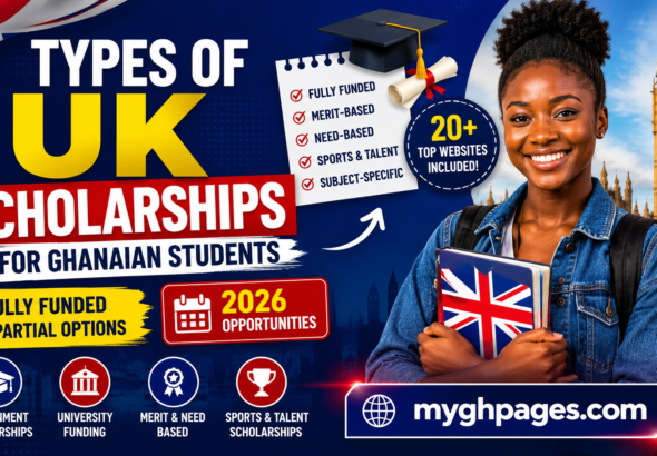 Different Types of UK Scholarships for Ghanaian Students in 2026