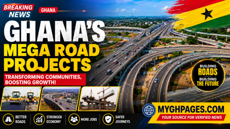 Major Road Projects in Ghana improving highways, interchanges, and transportation infrastructure in 2026
