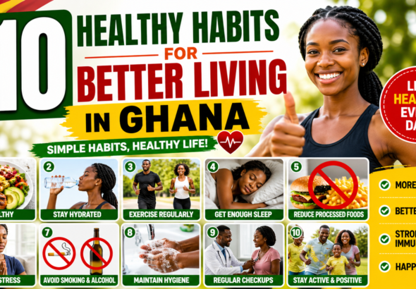 healthy habits for better living in Ghana healthy lifestyle fitness wellness