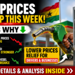 Fuel Prices Expected to Drop in Ghana as petrol and diesel prices reduce this week