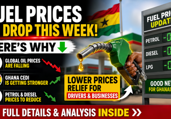 Fuel Prices Expected to Drop in Ghana as petrol and diesel prices reduce this week