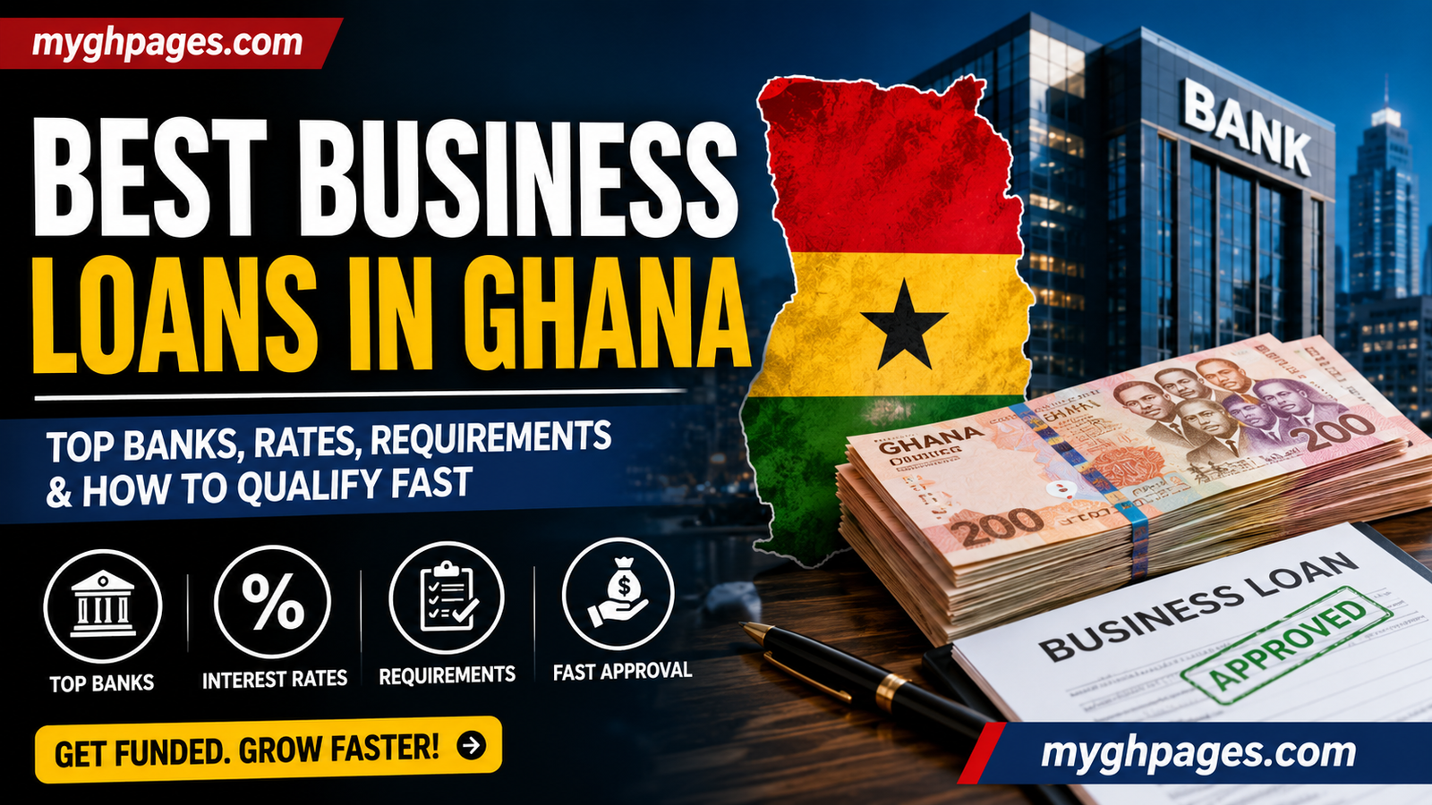 Best Business Loans in Ghana for SMEs and entrepreneurs in 2026