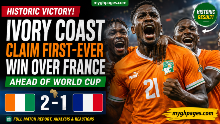 Ivory Coast Claim First-Ever Win Over France Ahead of World Cup