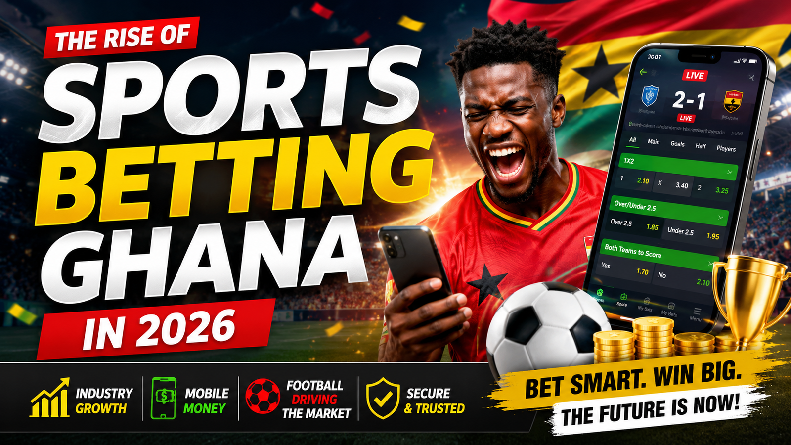 Sports Betting Ghana industry growth driven by football, mobile money and technology innovation