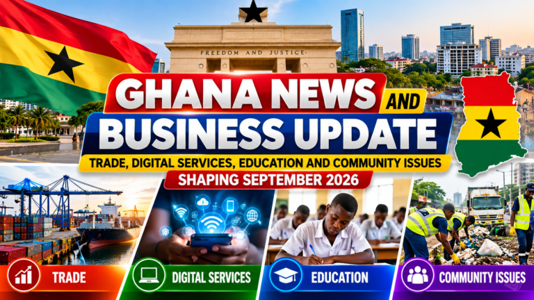 Latest Ghana News & Business Update: Major Developments in September 2026