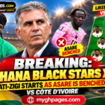 Ghana Black Stars XI vs Côte d’Ivoire