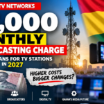 Ghana $7,000 monthly broadcasting charge