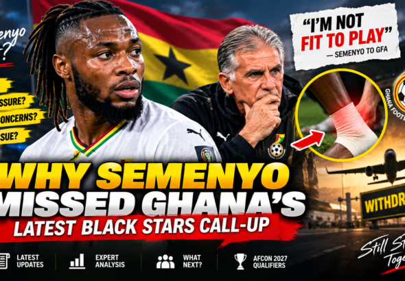 Antoine Semenyo withdrawal