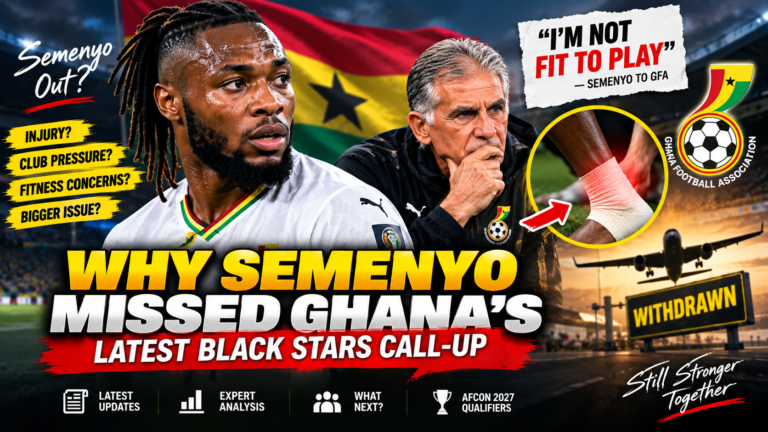 Antoine Semenyo withdrawal