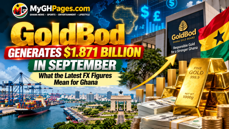 GoldBod Generates $1.871 Billion in September: What the Latest FX Figures Mean for Ghana